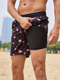 Schwarzer Flamingo
